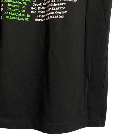 Rock Me Ed Sheeran X Tour Band Tee Shirt Black Green White Printed Slim Fit M - Picture 11 of 16